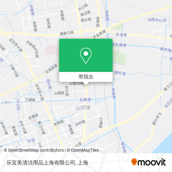 乐宜美清洁用品上海有限公司地图