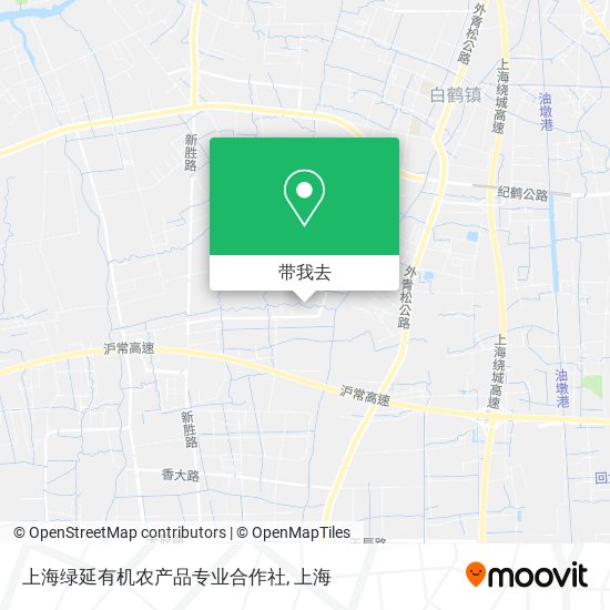 上海绿延有机农产品专业合作社地图