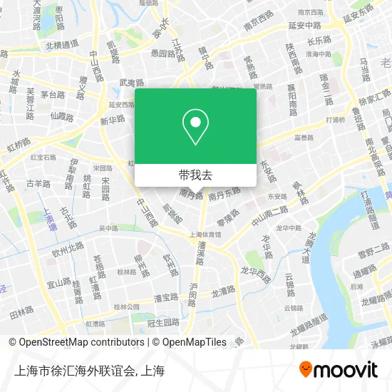 上海市徐汇海外联谊会地图