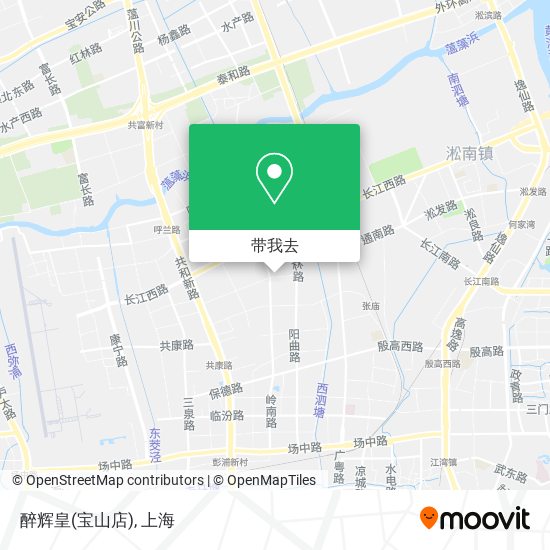 醉辉皇(宝山店)地图