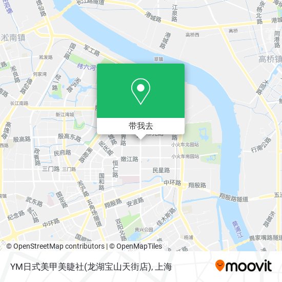 YM日式美甲美睫社(龙湖宝山天街店)地图
