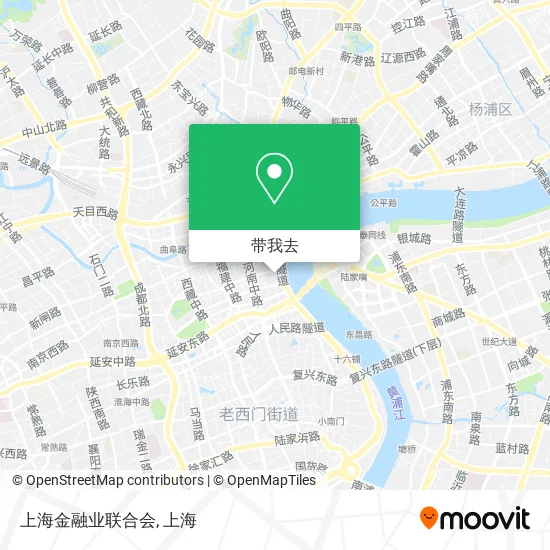 上海金融业联合会地图