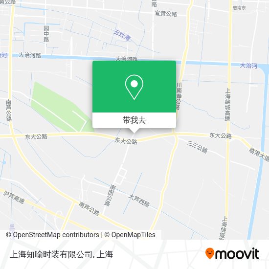 上海知喻时装有限公司地图