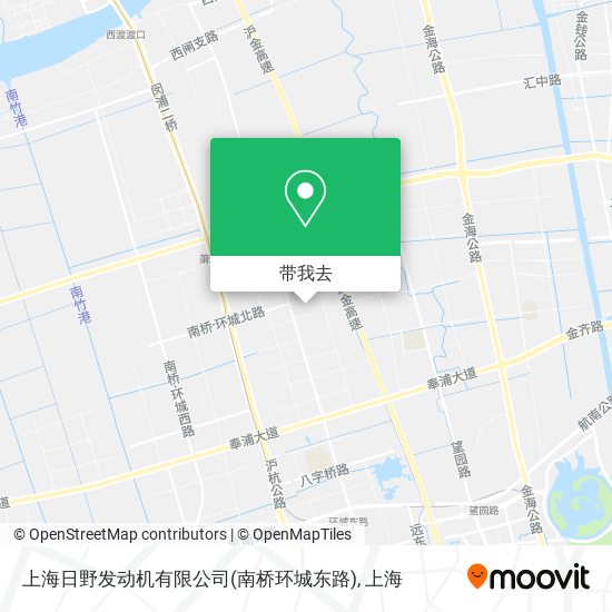 上海日野发动机有限公司(南桥环城东路)地图