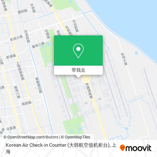 Korean Air Check-in Counter (大韩航空值机柜台)地图