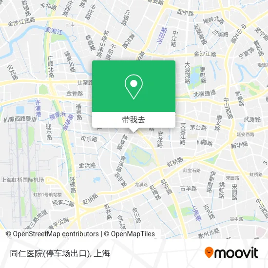 同仁医院(停车场出口)地图