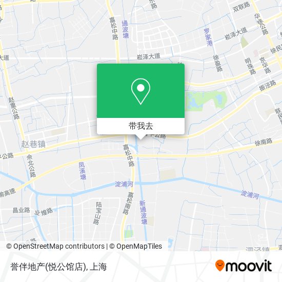 誉伴地产(悦公馆店)地图