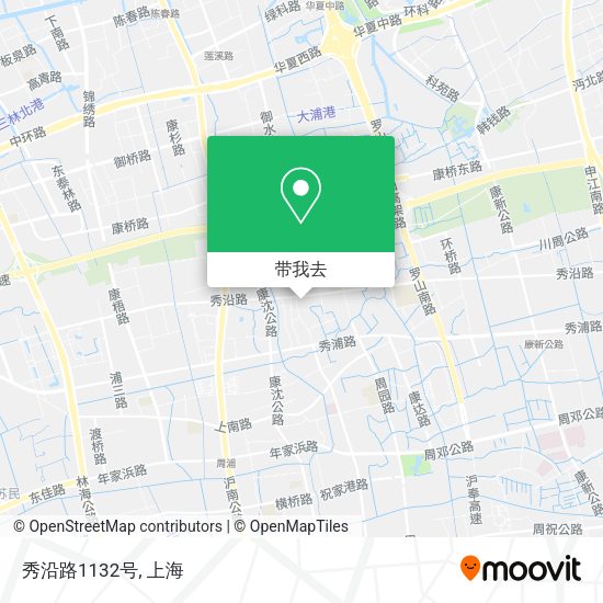 秀沿路1132号地图