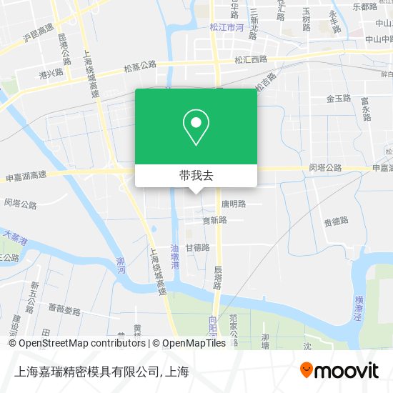 上海嘉瑞精密模具有限公司地图