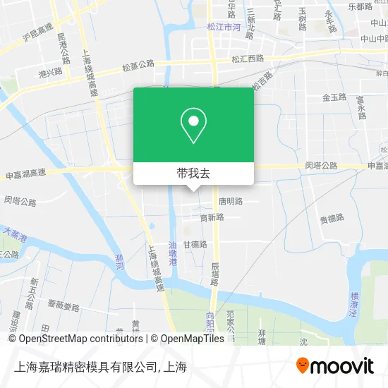 上海嘉瑞精密模具有限公司地图