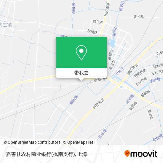 嘉善县农村商业银行(枫南支行)地图