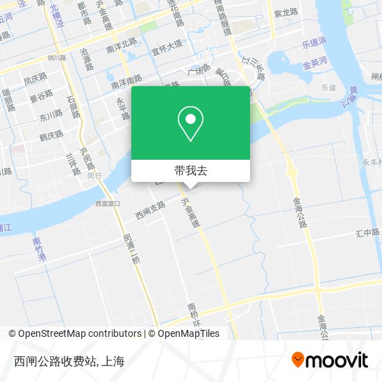 西闸公路收费站地图