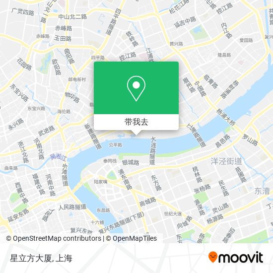 星立方大厦地图