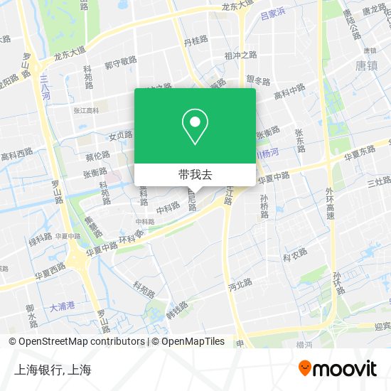 上海银行地图