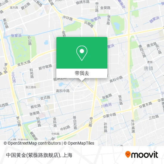 中国黄金(紫薇路旗舰店)地图