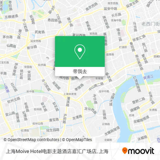 上海Moive Hotel电影主题酒店嘉汇广场店地图