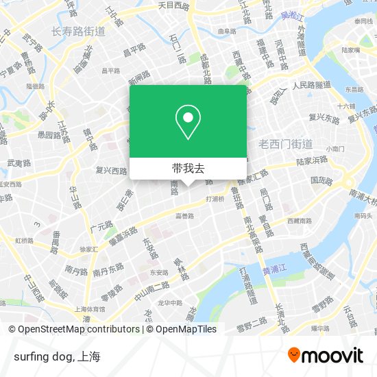 surfing dog地图