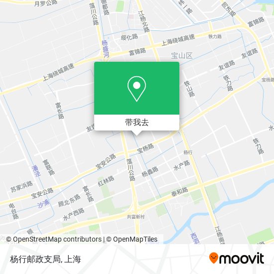 杨行邮政支局地图