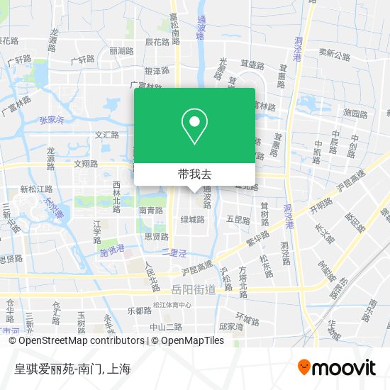 皇骐爱丽苑-南门地图