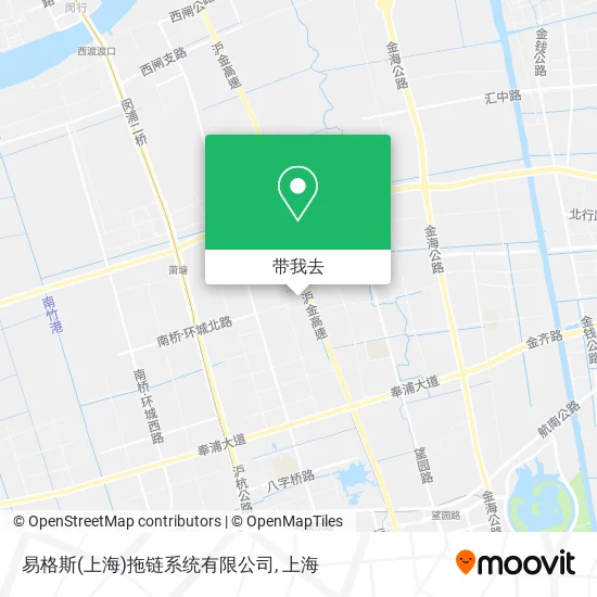 易格斯(上海)拖链系统有限公司地图
