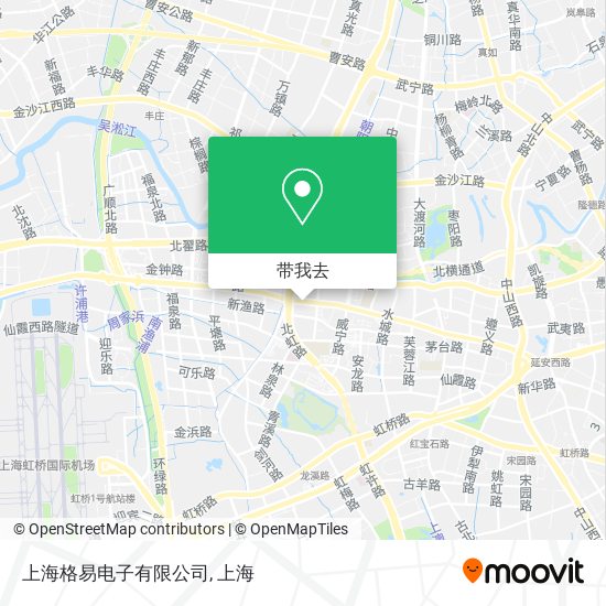 上海格易电子有限公司地图
