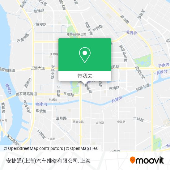 安捷通(上海)汽车维修有限公司地图