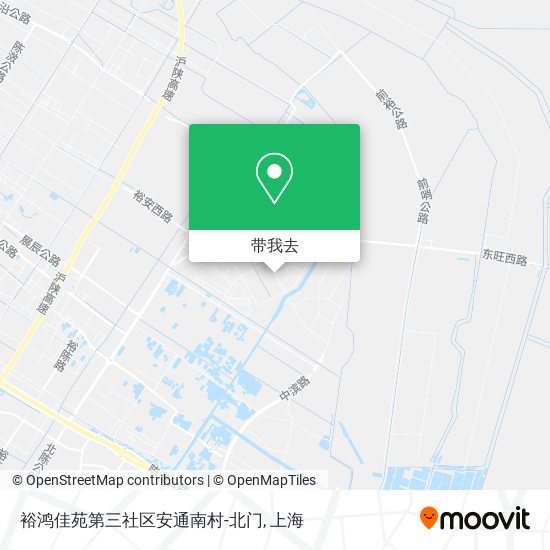 裕鸿佳苑第三社区安通南村-北门地图