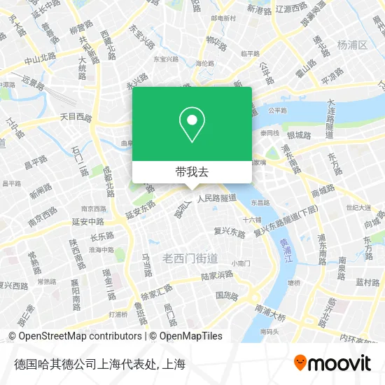 德国哈其德公司上海代表处地图