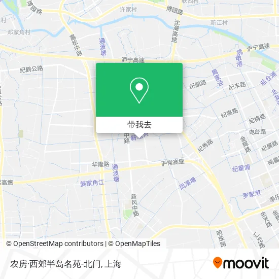 农房·西郊半岛名苑-北门地图