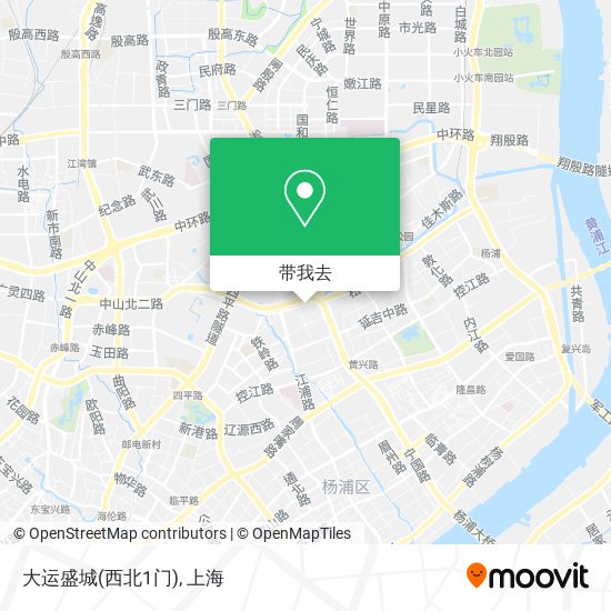 大运盛城(西北1门)地图