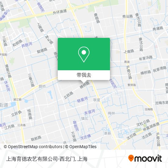 上海育德农艺有限公司-西北门地图