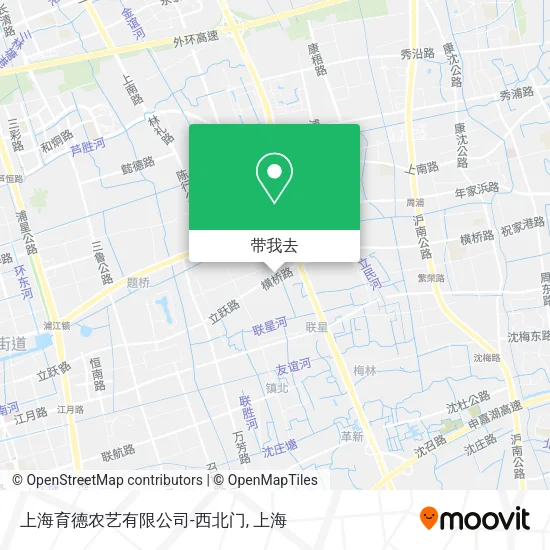 上海育德农艺有限公司-西北门地图