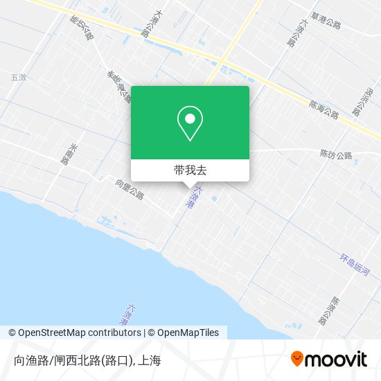 向渔路/闸西北路(路口)地图