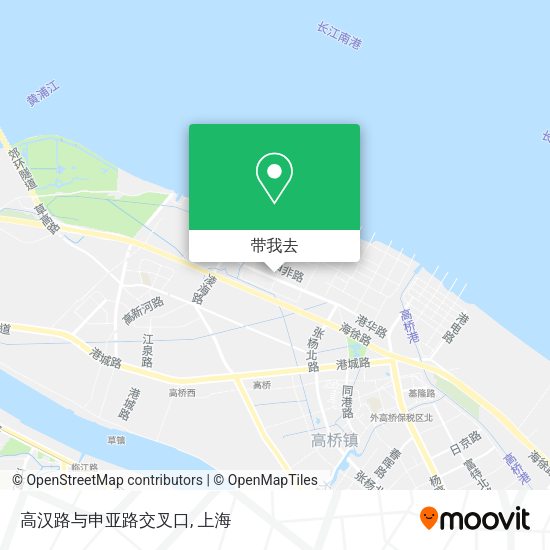 高汉路与申亚路交叉口地图