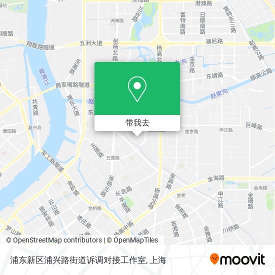 浦东新区浦兴路街道诉调对接工作室地图
