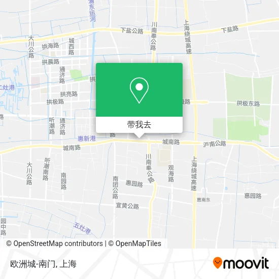 欧洲城-南门地图
