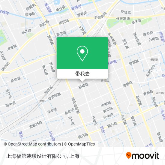 上海福第装璜设计有限公司地图