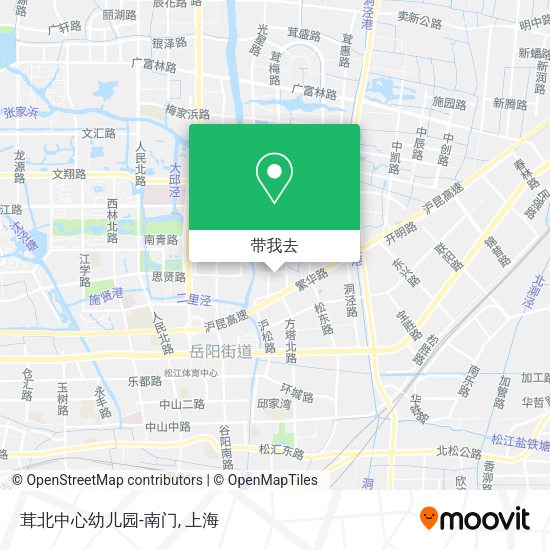 茸北中心幼儿园-南门地图