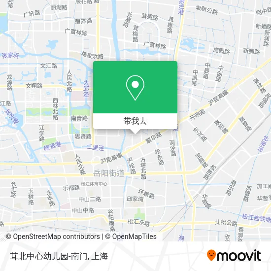 茸北中心幼儿园-南门地图