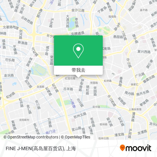 FINE J-MEN(高岛屋百货店)地图