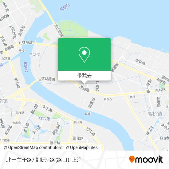 北一主干路/高新河路(路口)地图