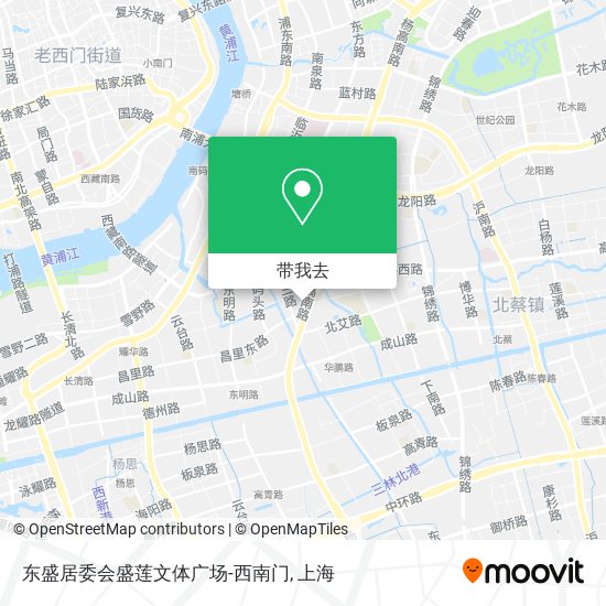 东盛居委会盛莲文体广场-西南门地图