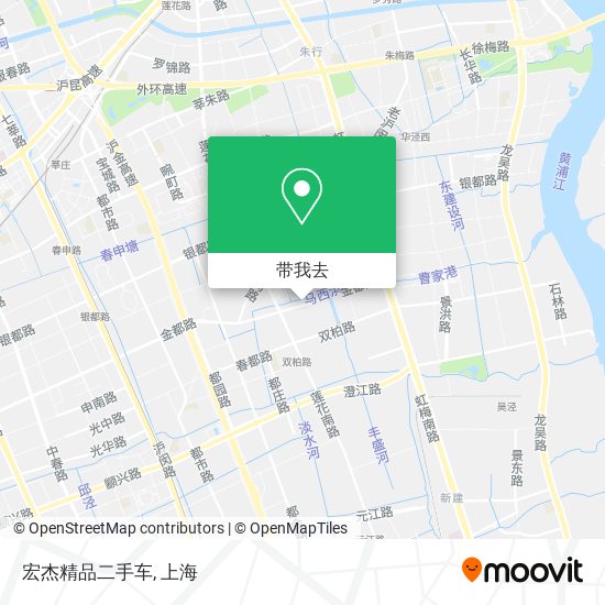 宏杰精品二手车地图
