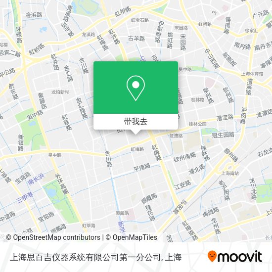 上海思百吉仪器系统有限公司第一分公司地图