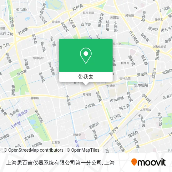 上海思百吉仪器系统有限公司第一分公司地图