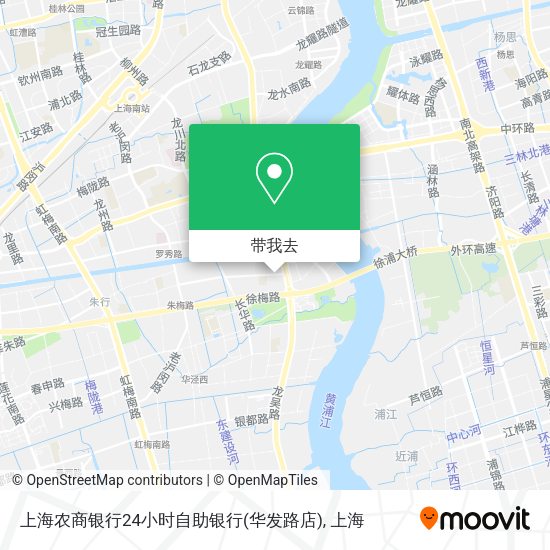 上海农商银行24小时自助银行(华发路店)地图