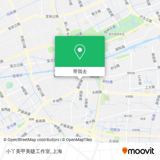 小丫美甲美睫工作室地图