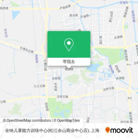 全纳儿童能力训练中心(松江佘山商业中心店)地图