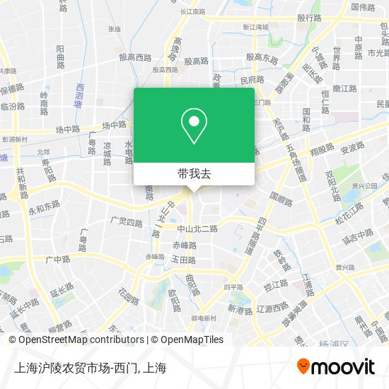 上海沪陵农贸市场-西门地图