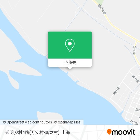 崇明乡村4路(万安村-鸽龙村)地图